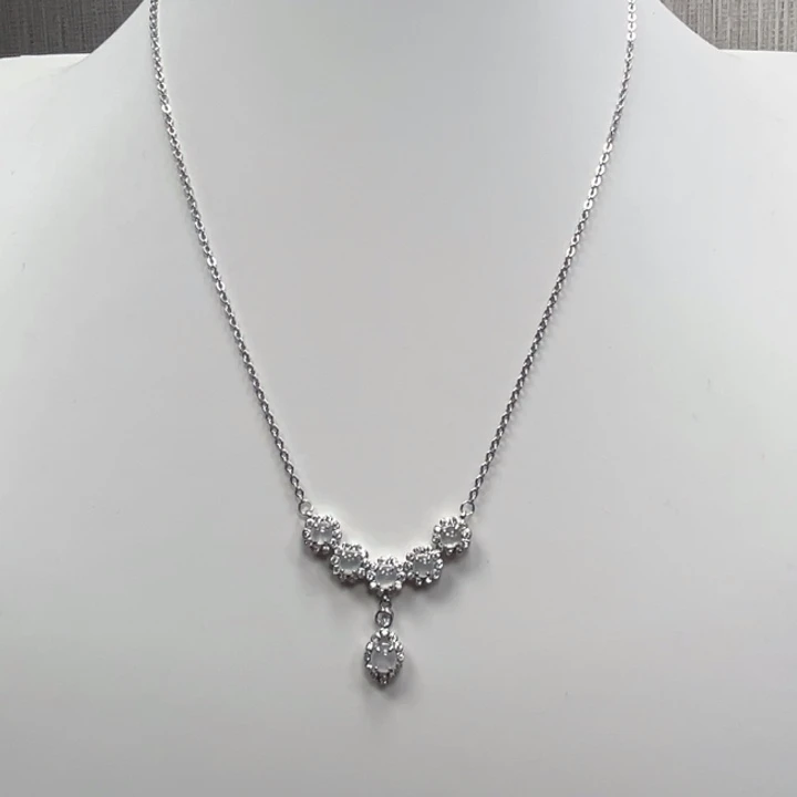 翡翠银S925镶嵌套链