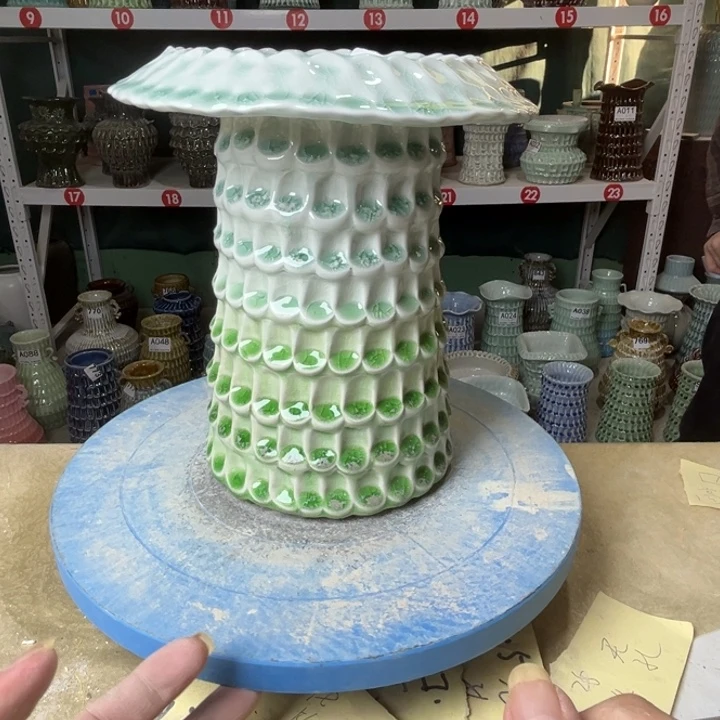 瓷景德镇陶瓷花盆花器140
