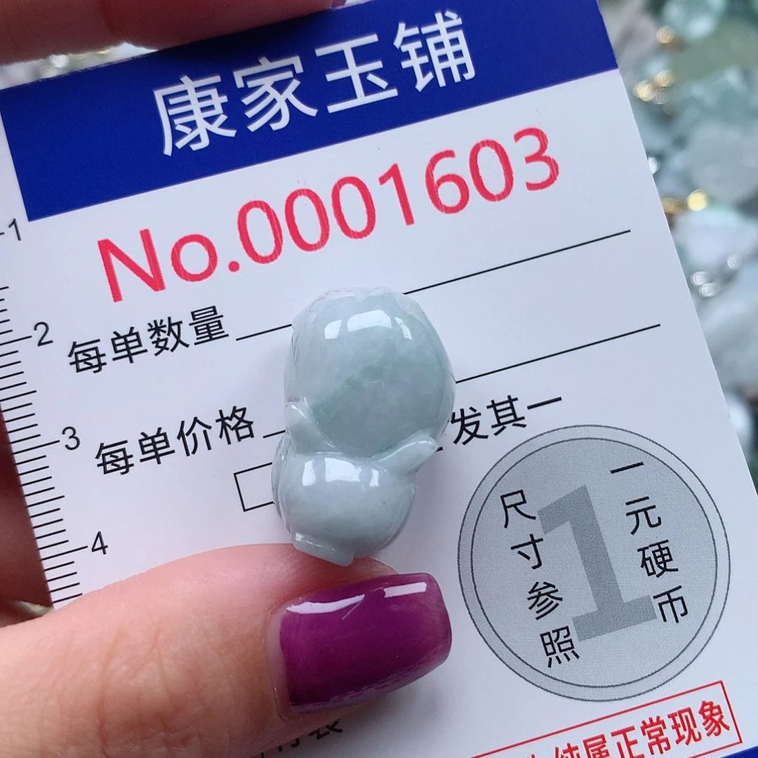 颈饰未镶嵌翡翠v