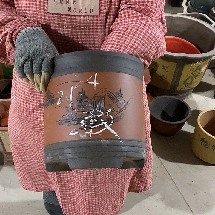 紫砂花盆紫砂花盆