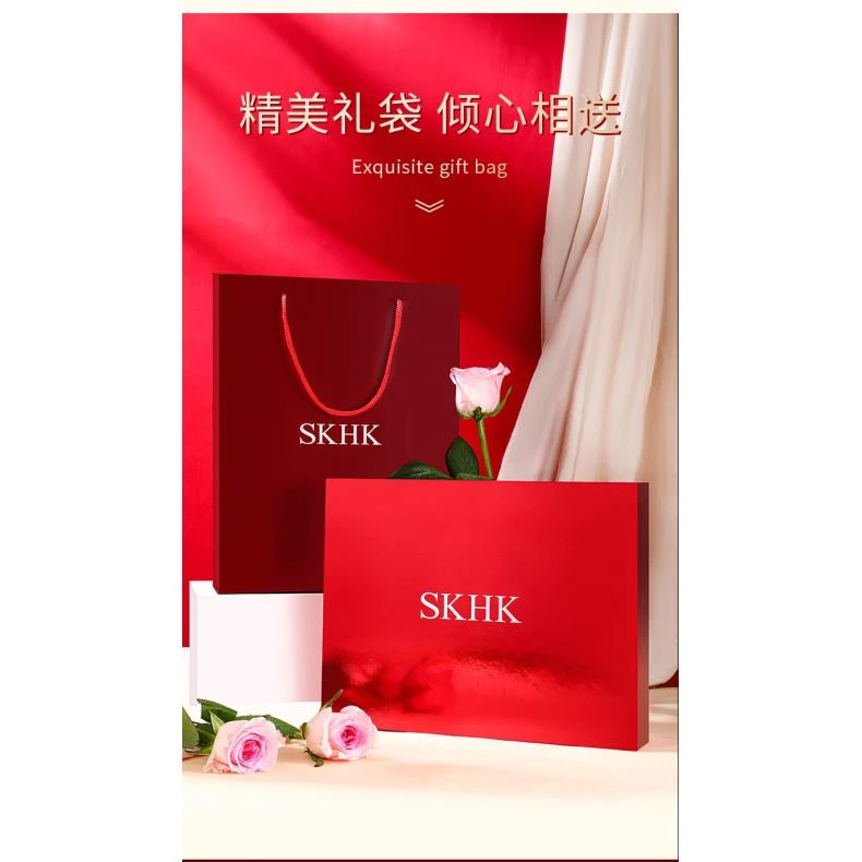 官方正品二裂酵母焕颜红色套盒滋润保湿修护组合礼盒装