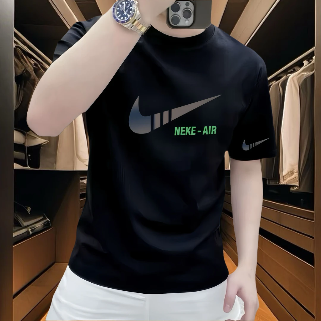 美式痞帅弹力短袖T恤青年男女款夏季ins潮牌街头修身百搭上衣