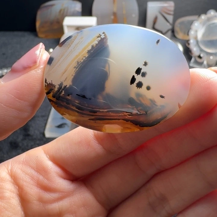 玛瑙/玉髓未镶嵌摆件