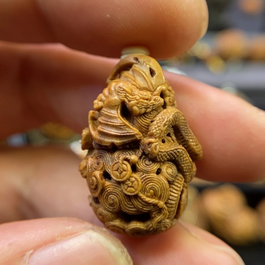 福禄寿潍坊核雕桃核雕刻