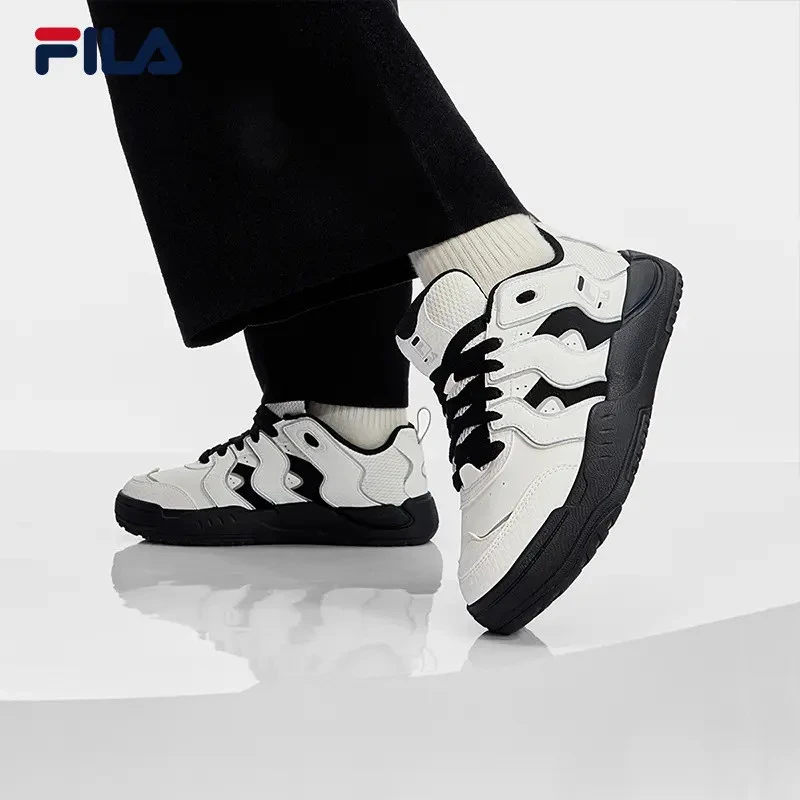 【破界者】FILA斐乐女鞋秋季复古休闲轻便通勤板鞋F12W542201F