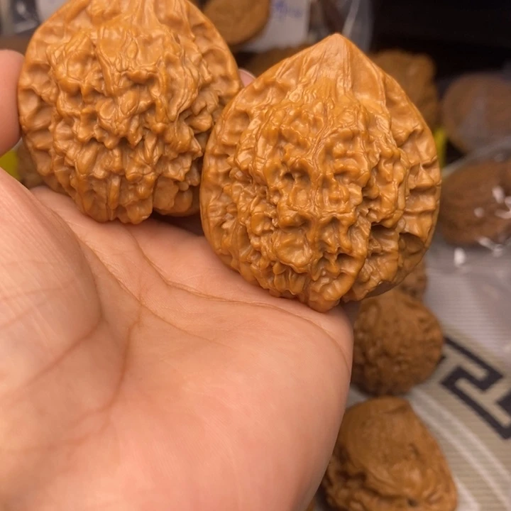 吊坠文玩核桃江****筑官帽47