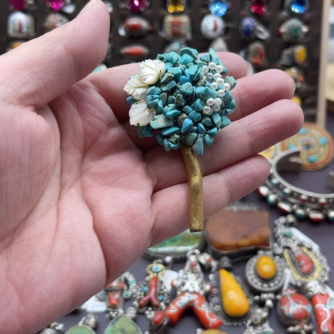 王***妮大理石纯铜雪尼泊尔手工