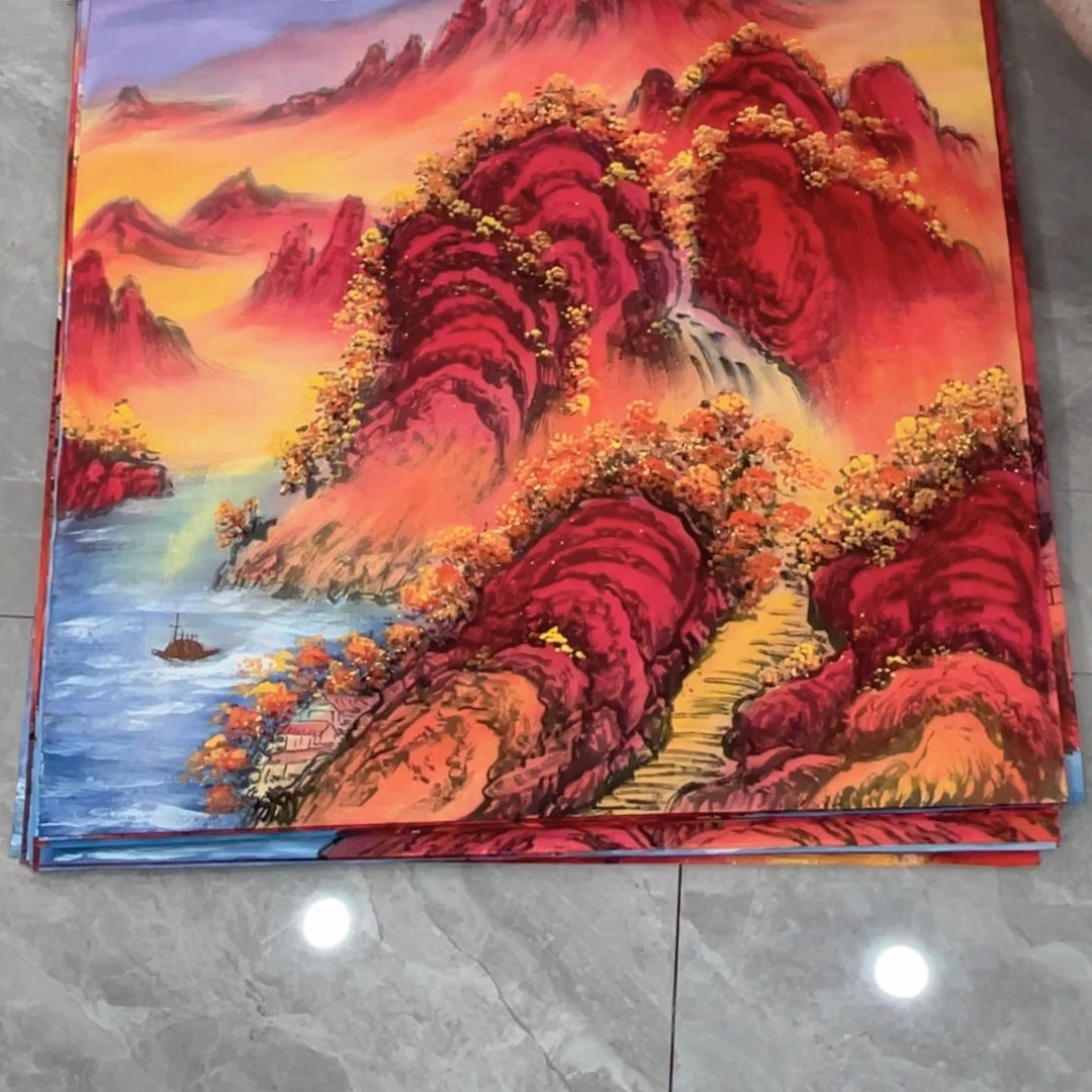 国画原创作品红红火火