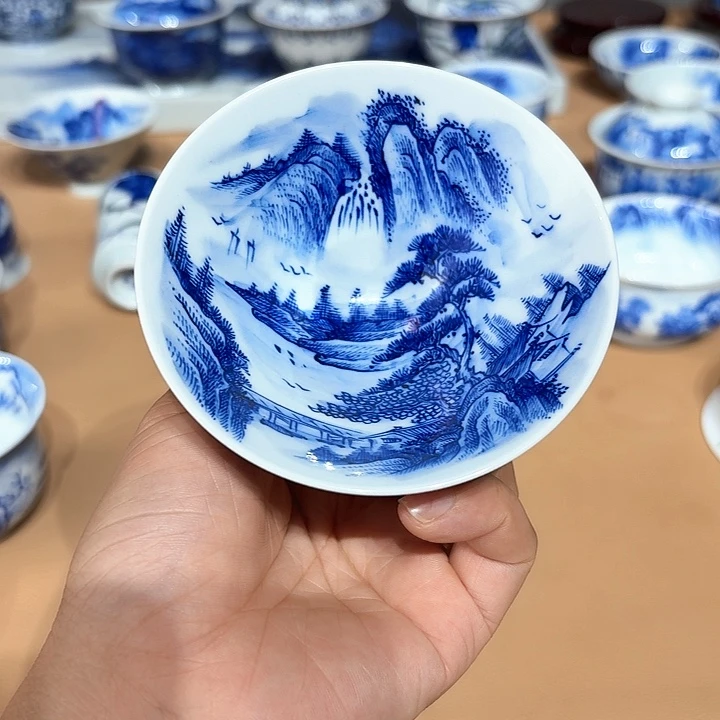 景德镇纯手工手绘斗立杯