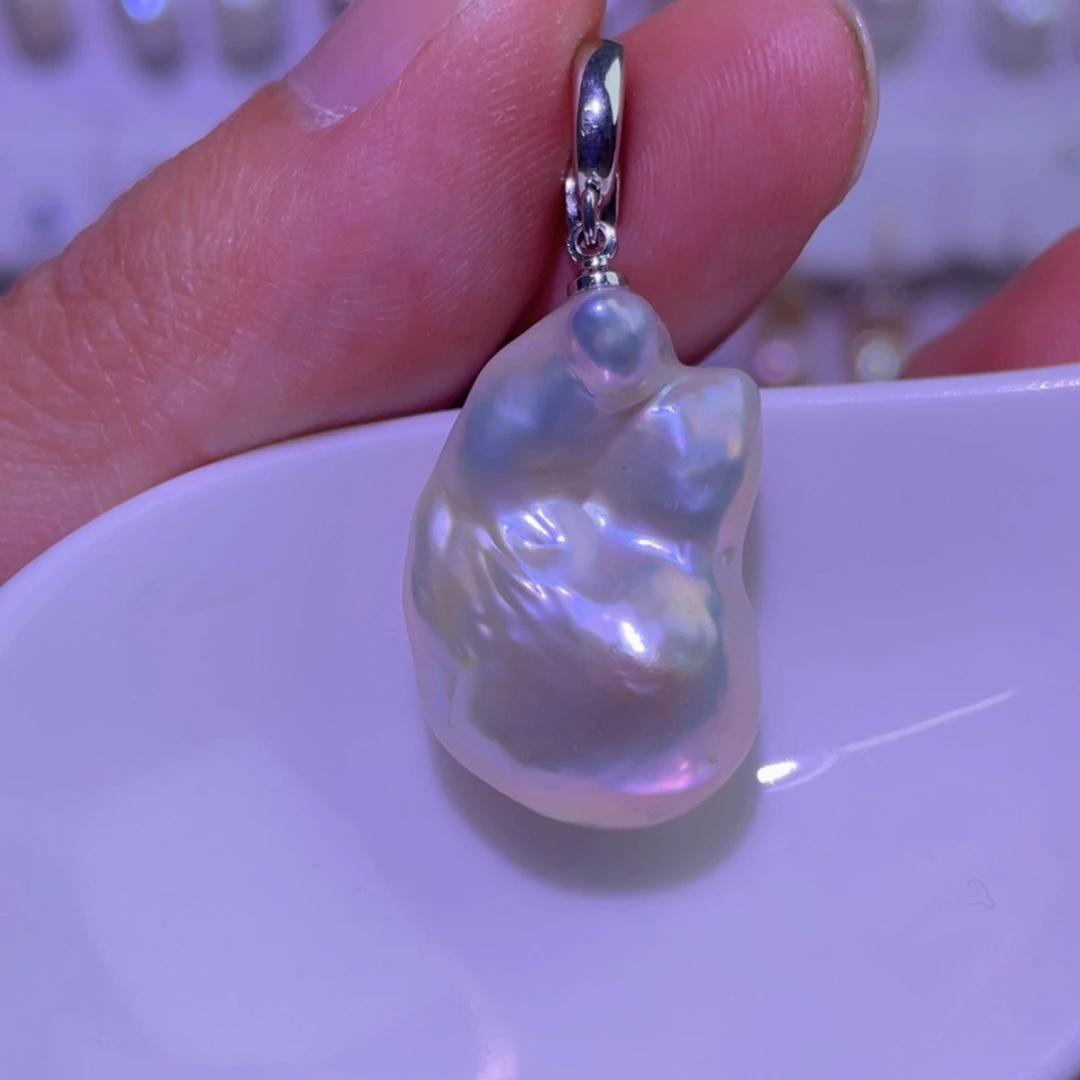 天然淡水珍珠吊坠淡水珍珠未镶嵌