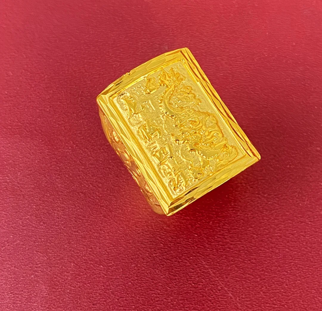 合金戒指 合金戒指  火烧款  龙腾四海开口戒