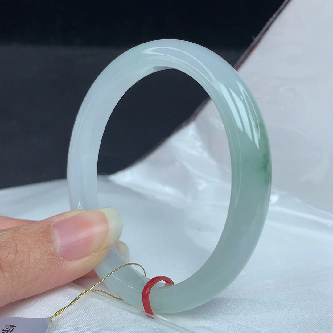 翡翠手镯未镶嵌53圈0496贵妃