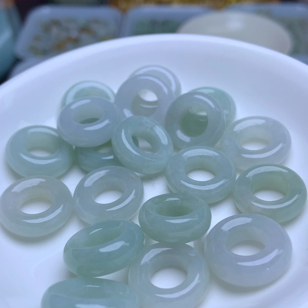 未镶嵌手链翡翠卡17玉环3个