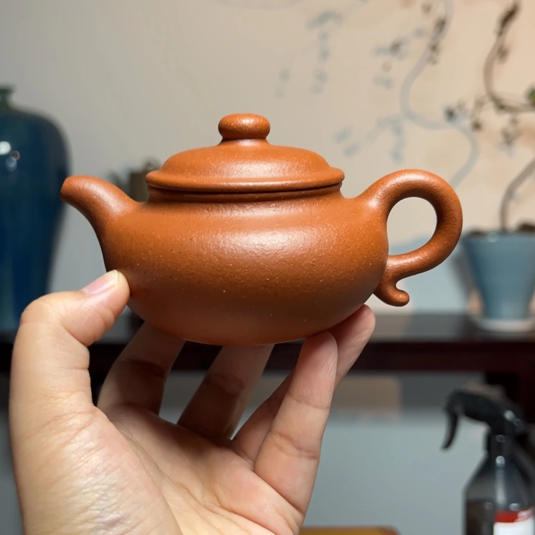 茶壶紫砂仿古红降坡170