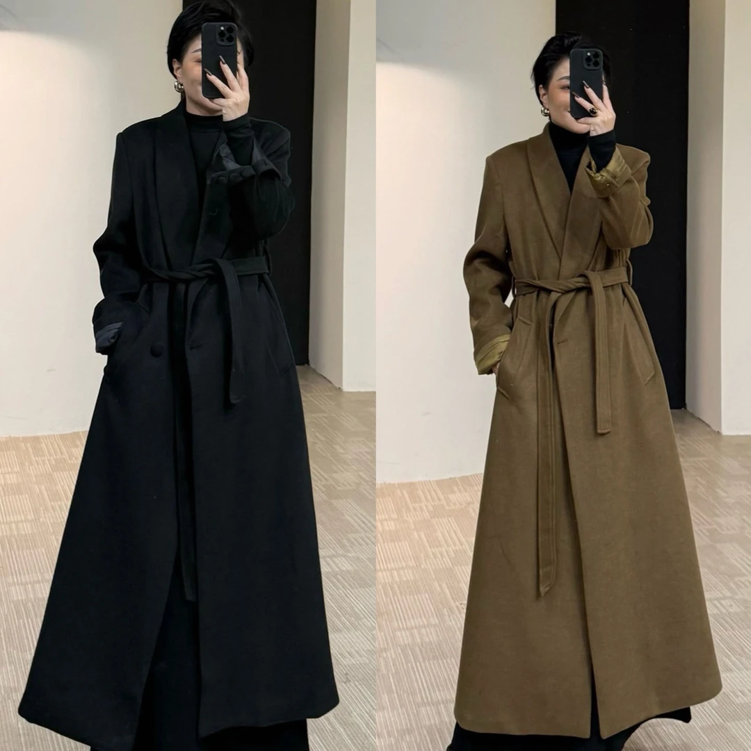 美丽私服气质加棉仿羊绒大衣160斤以内（251192-2）