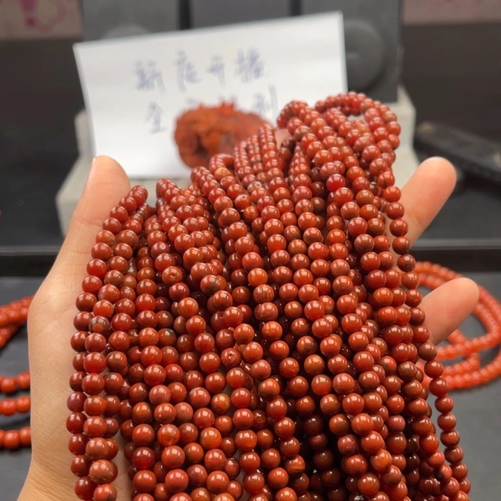 未镶嵌多样性发货默认微瑕5mm21条南红玛瑙善*