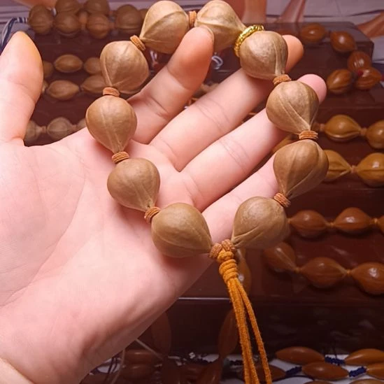 手串/手链橄榄核橄榄核三花铁蒜手串2.0