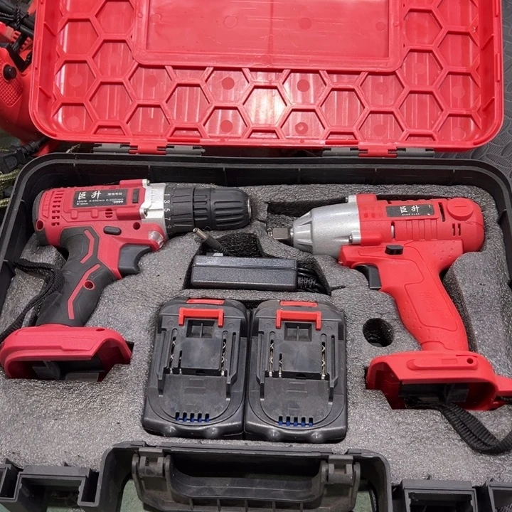 厚款电动扳手手电钻套装