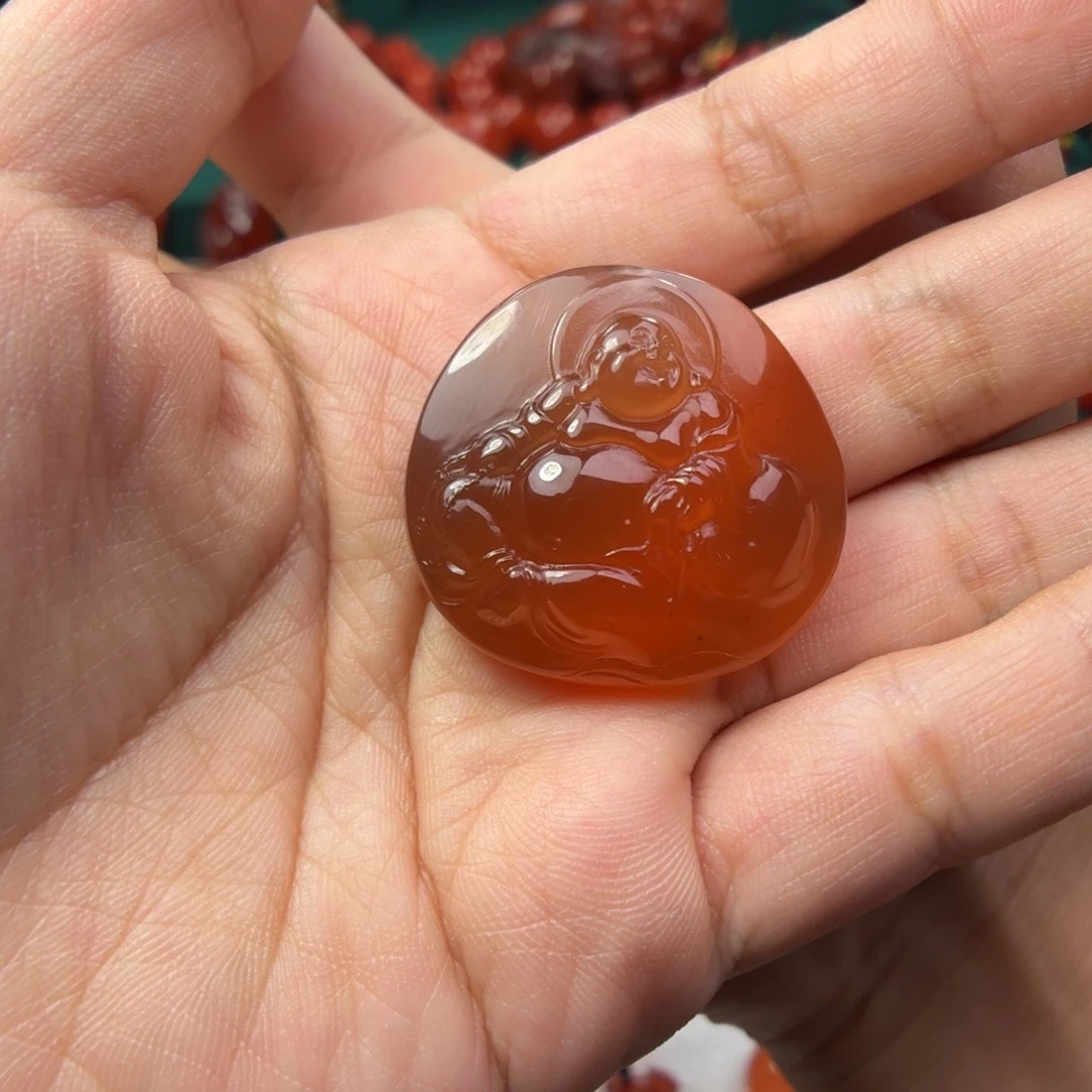 未镶嵌挂件南红玛瑙31.5小佛