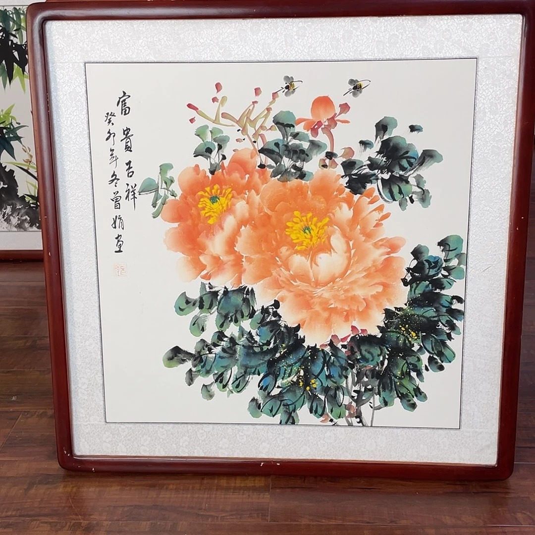 国画带框尺寸63*63厘米