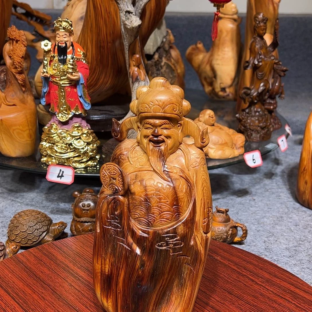 柏木崖柏木手把件摆件