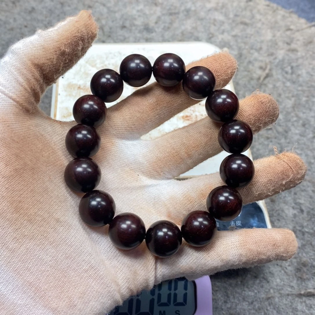 木红*年小叶紫檀手串