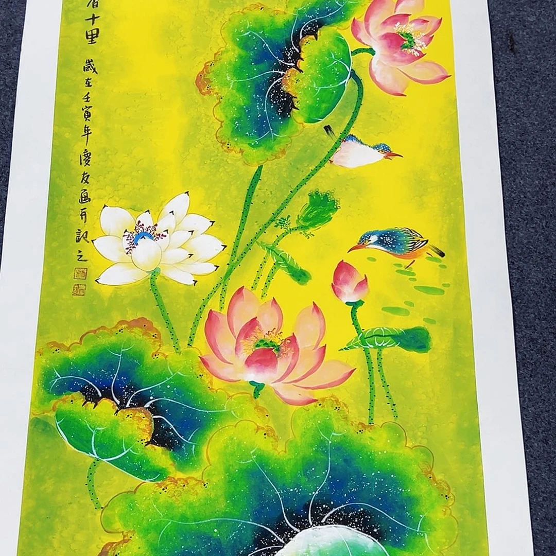 国画事事顺心顺利万事如意