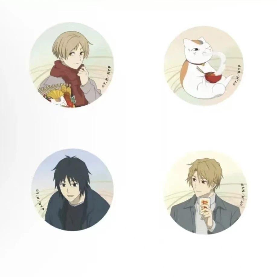 【代拆】夏目友人帐 新春cafe吧唧 动漫周边谷子盲盒