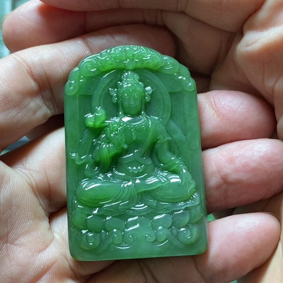 和田玉（碧玉）未镶嵌挂件