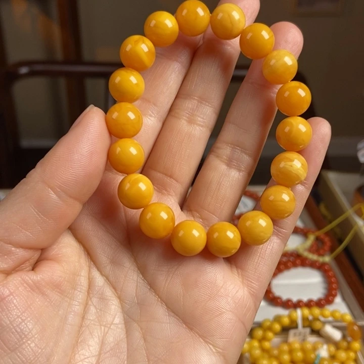 琥珀手链未镶嵌蜜蜡手串11