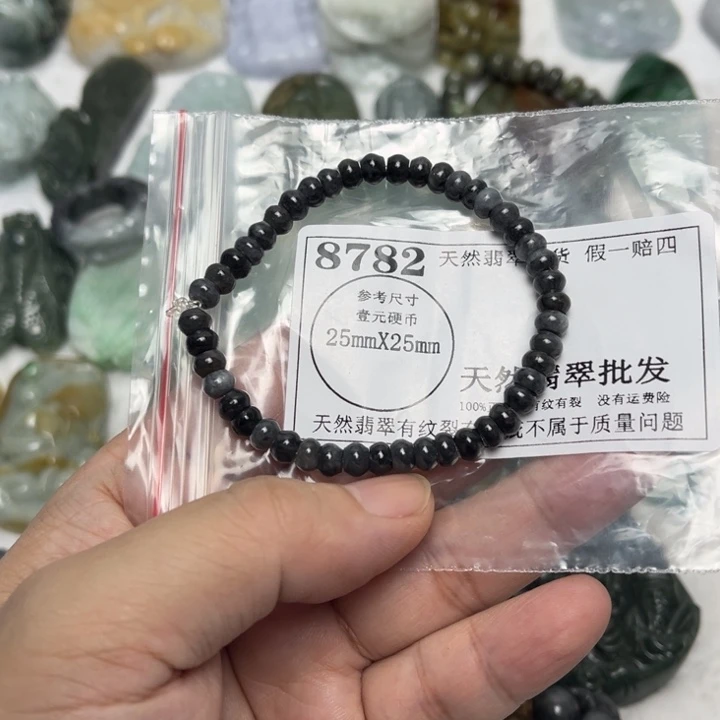 翡翠未镶嵌颈饰8782