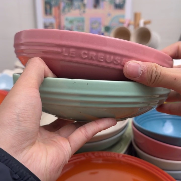 福利微瑕2个8英寸圆深盘