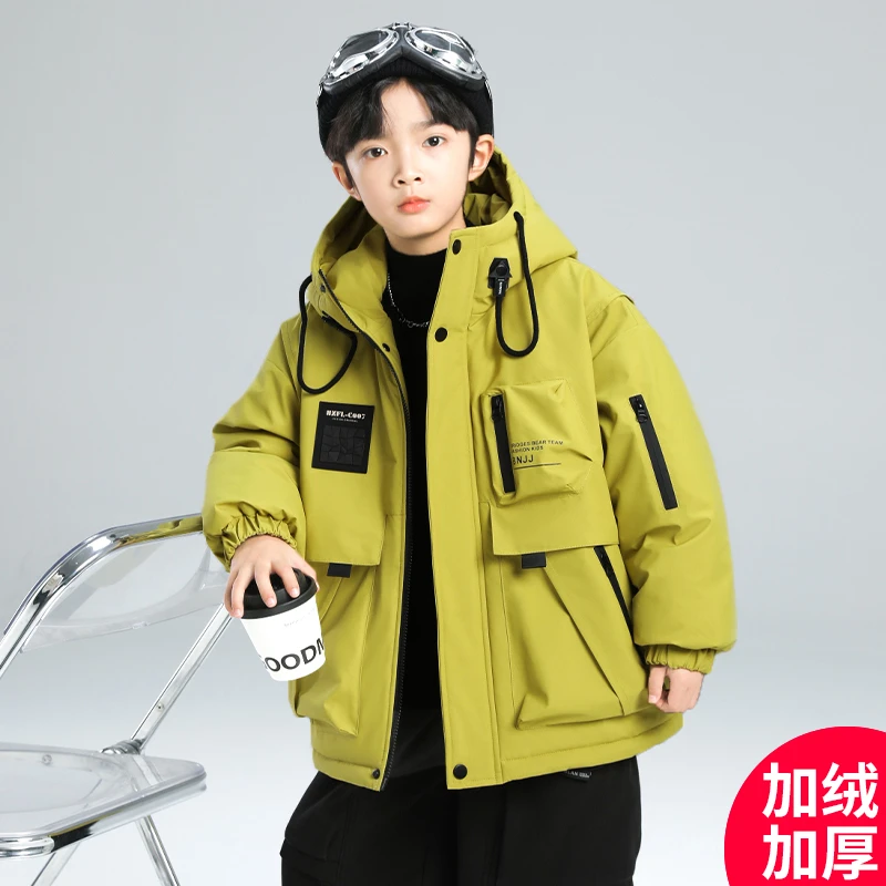 男童冬款外套2024新款冬季加绒加厚外套儿童网红【百纳】CF238