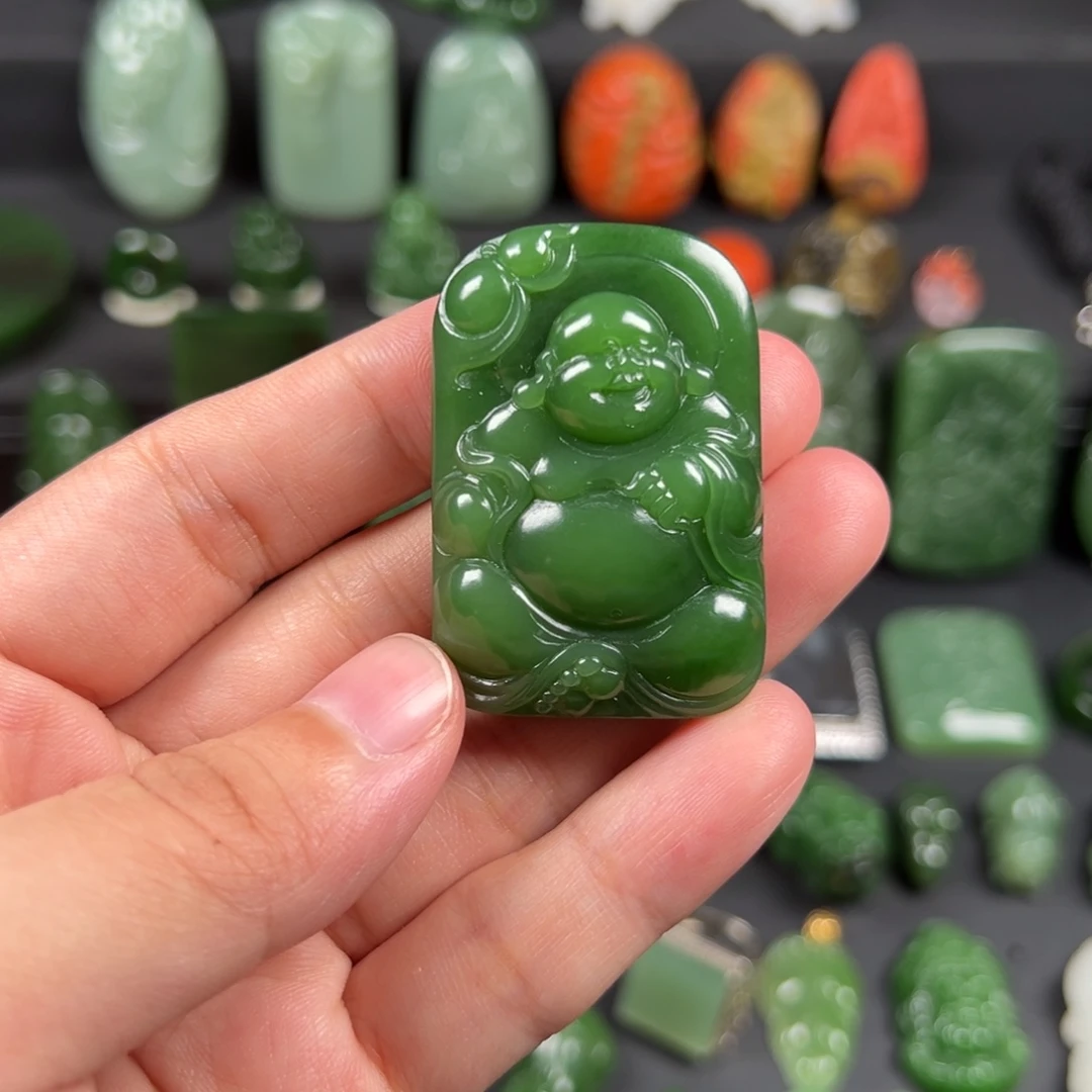 和田玉（碧玉）未镶嵌颈饰