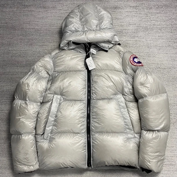 99新 CANADA GOOSE 加拿大鹅 L Crofton系列银桦色面包服羽绒服