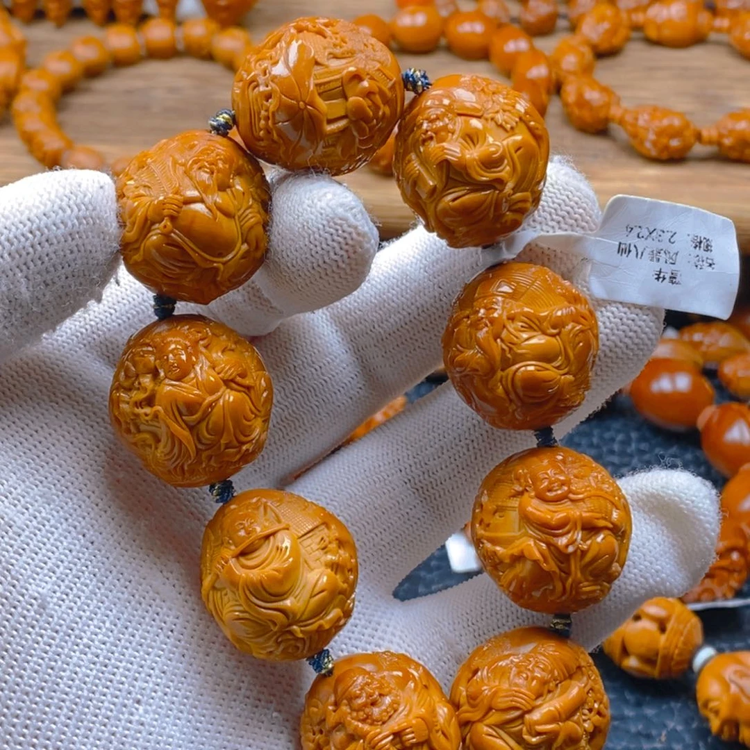 手串/手链橄榄核曹华老师2.25园林风景八仙