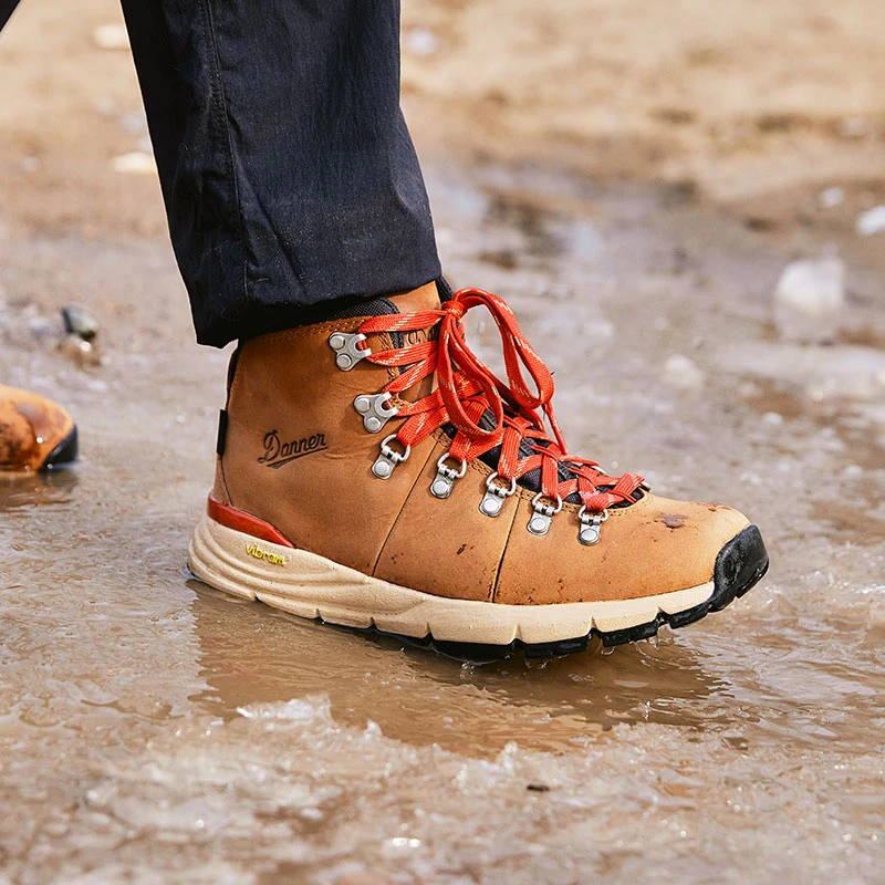 【山脉600GTX女码】DANNER丹纳秋冬户外鞋防水防滑中帮登山鞋