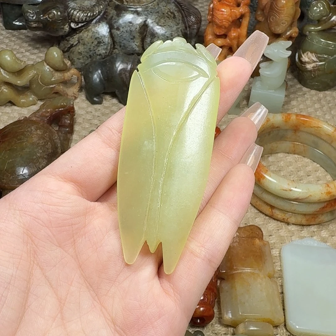 白玉菩提吊坠挂件