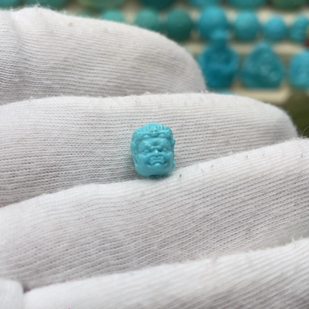 绿松石未镶嵌颈饰卡7.7-9