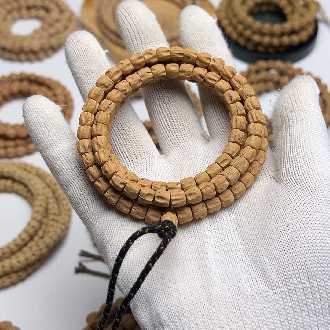 柏香籽/百香籽手串热振 直切方块鬼脸