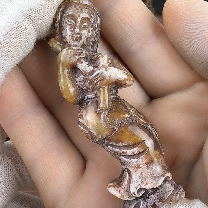 和田玉挂件未镶嵌道**活
