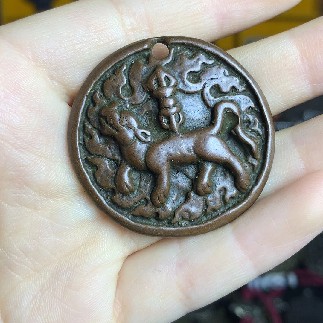 老*铜合金雪师金刚吊坠