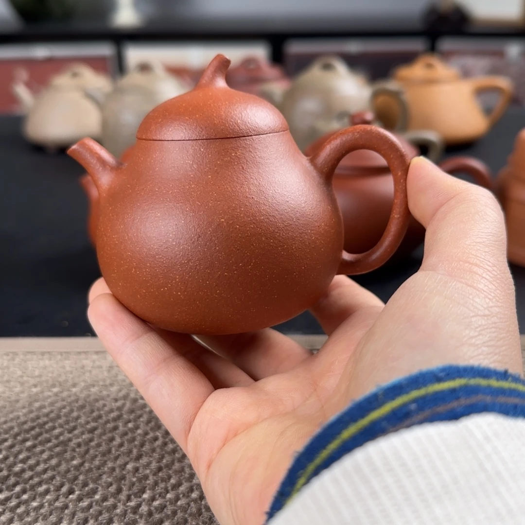 紫砂茶壶微瑕茄瓜