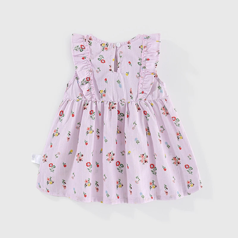 分体F2 韩版女童连衣裙儿童裙子女宝宝碎花背心公主裙潮