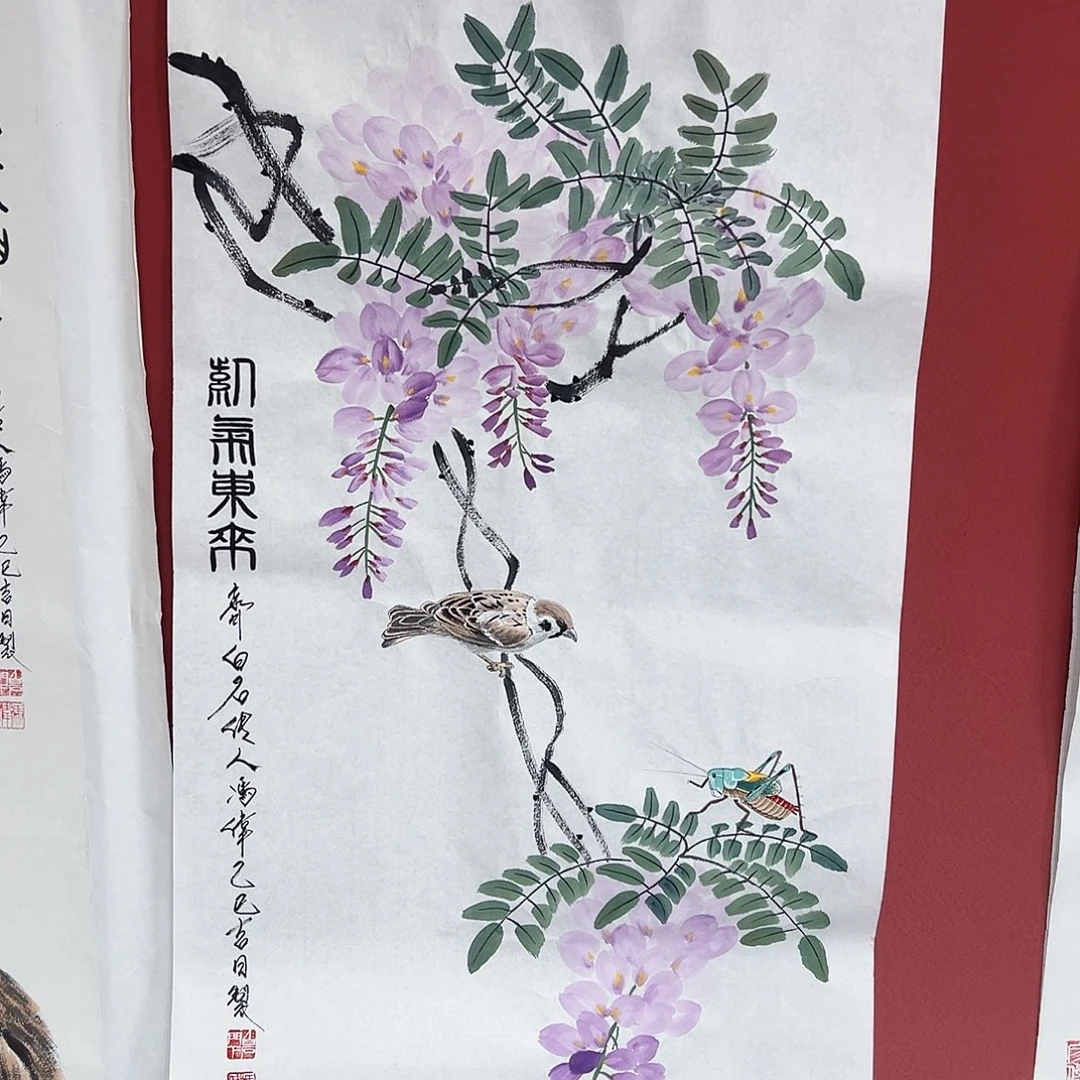 用***2国画冯伟老师手绘国画作品慧