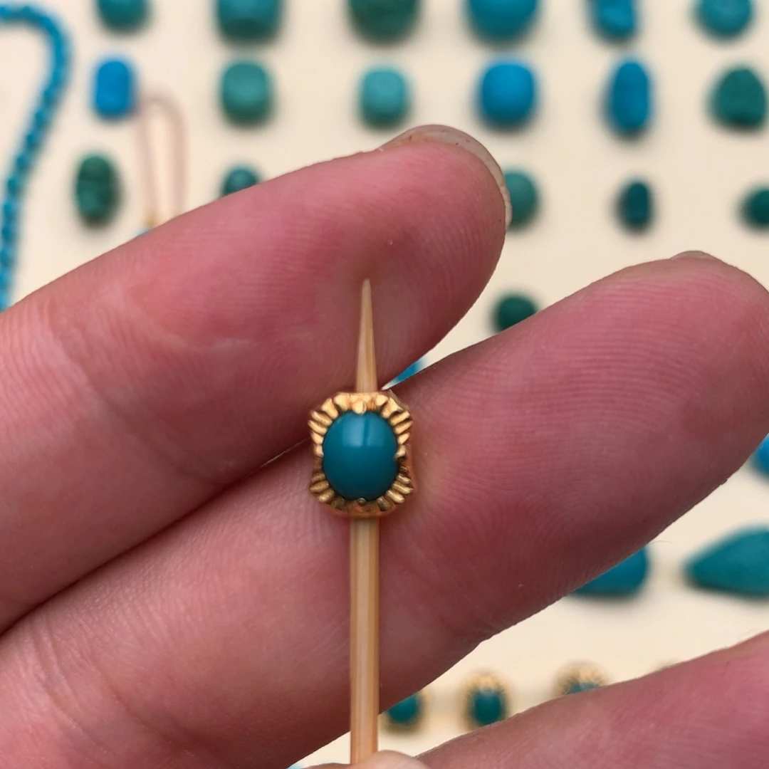 未镶嵌绿松石珠宝奇石