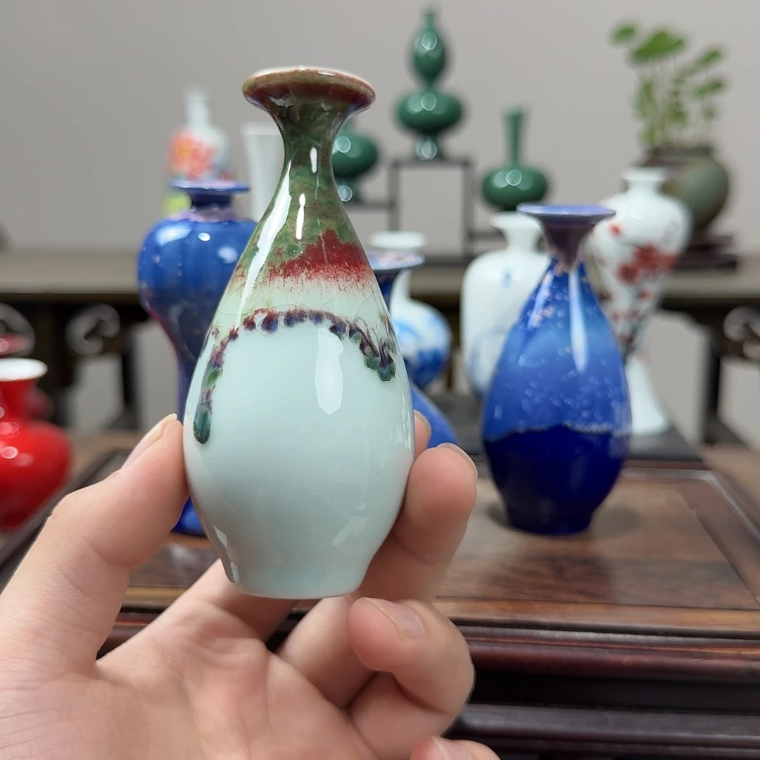 无****陶瓷手工非常迷你小花器