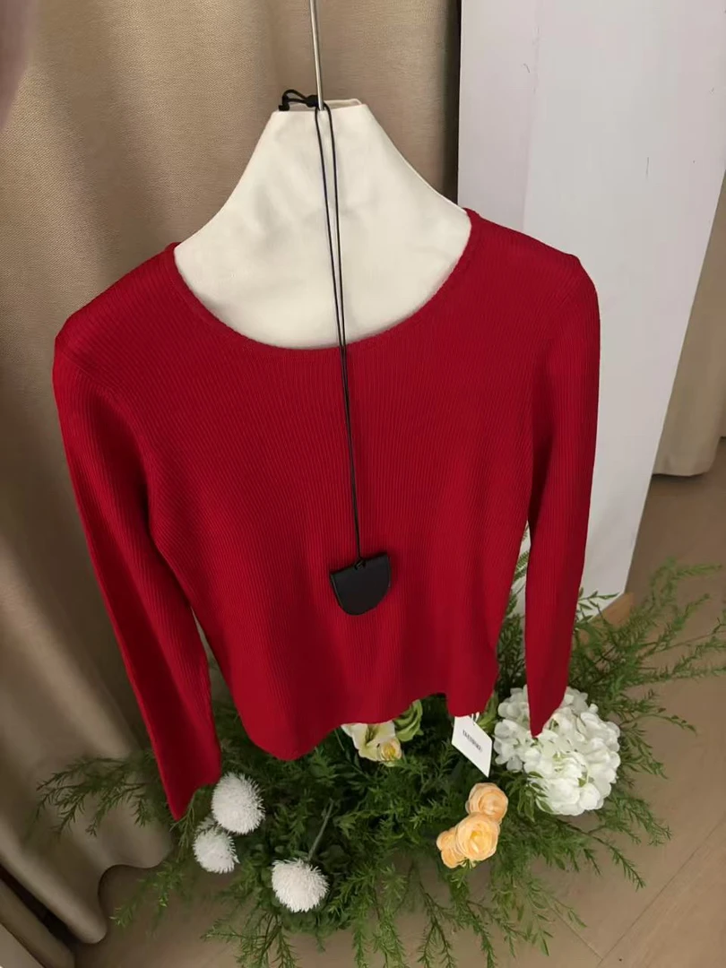 [Yiyi][招财毛衣]简约大方休闲针织衫