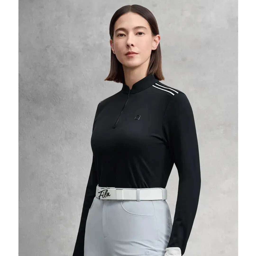 Fila/斐乐女【挺括气质】秋冬新款修身显瘦户外运动上衣A11W545220F