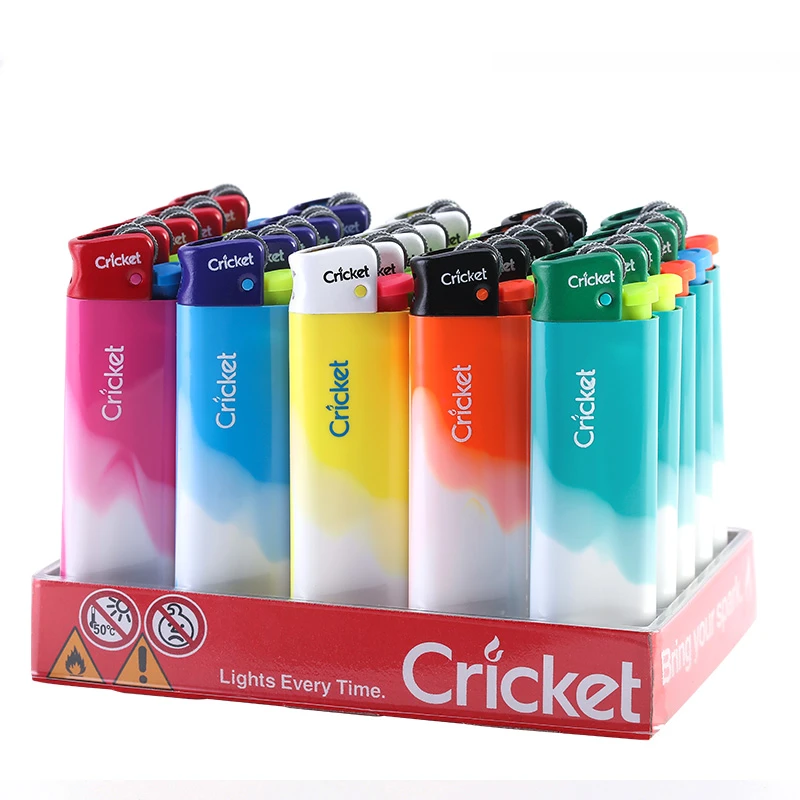 Cricket草蜢一次性打火机进口糖果砂轮明火广告高档定制订做印字
